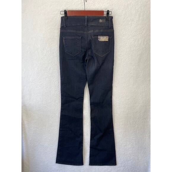 Paige Women’s Hidden Hills High Rise Bootcut Jeans Size 24 Dark Wash NWT - Picture 6 of 9